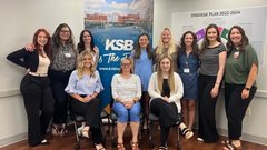 group of nurses in extern program smiling for photo