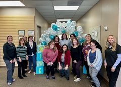 Mission Partners celebrate the opening of the breast milk dispensary