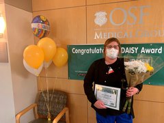 Kelsi Richard, RN, DAISY Award recipient.