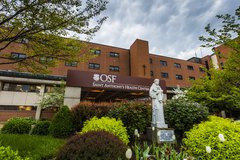 OSF Saint Anthony's Health Center front entrance