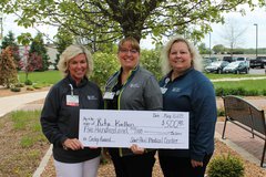 Heather Bomstad, Vice President / Chief Nursing Officer, Rita Kellen, 2019 Conkey Winner and Dawn Trompeter, President